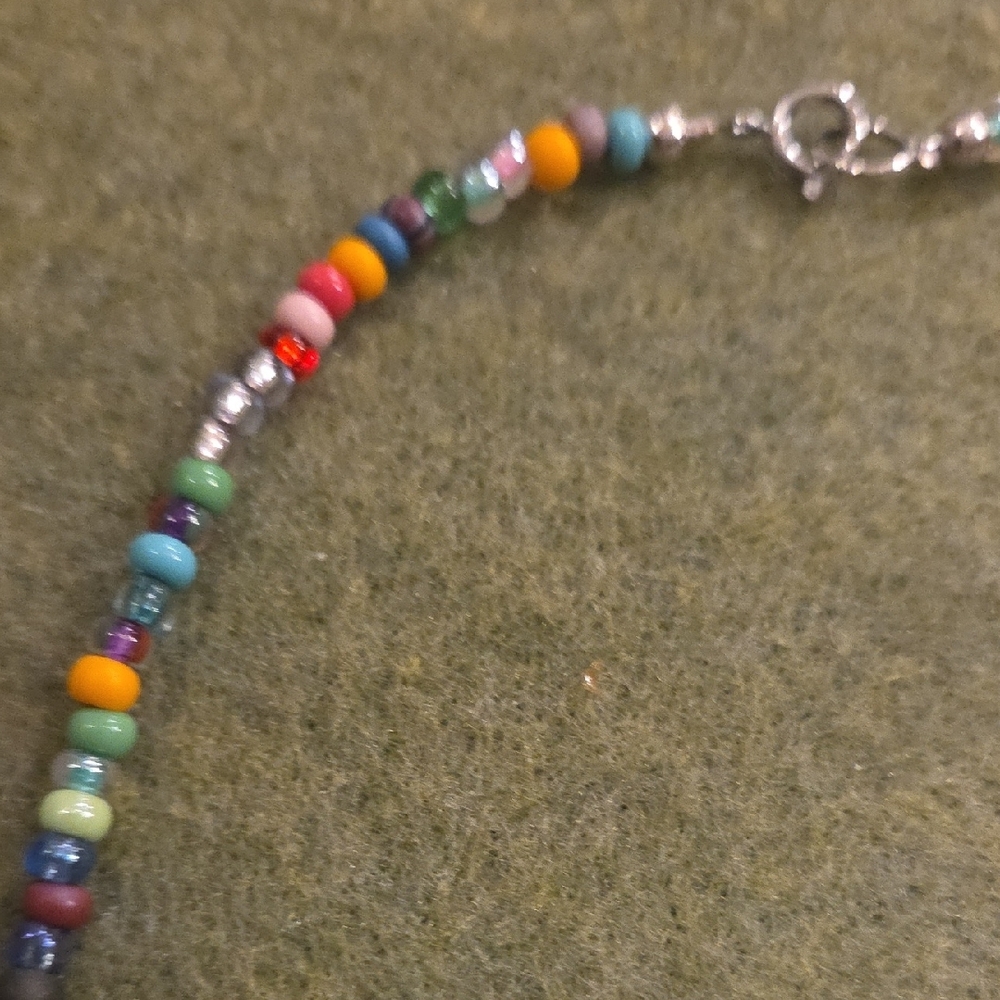 Multicolor Beaded Necklace - Picture 11 of 11